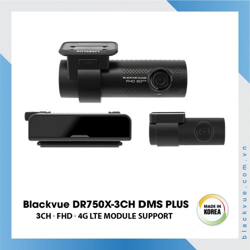 Camera hành trình ô tô cao cấp Blackvue DR750X-3CH DMS PLUS