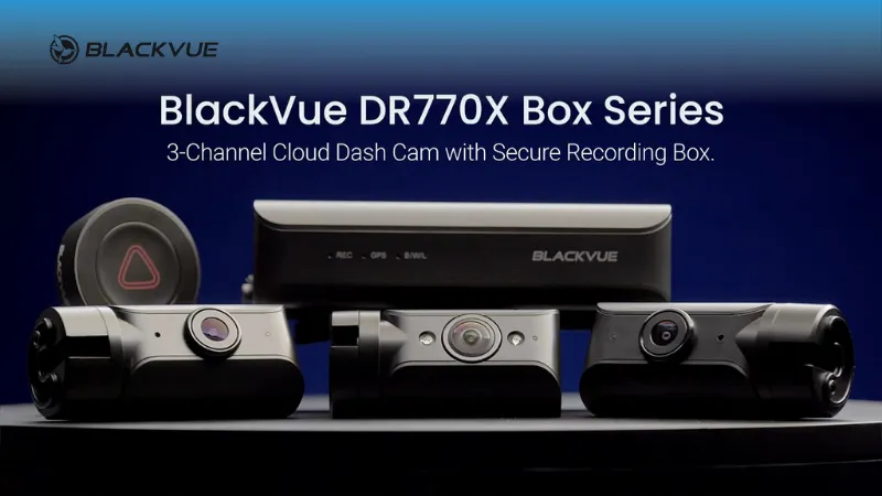 Camera hành trình 3 mắt BlackVue DR770X BOX-3CH DMS PRO