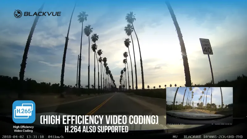 Chuẩn nén HEVC H.265 của camera hành trình BlackVue
